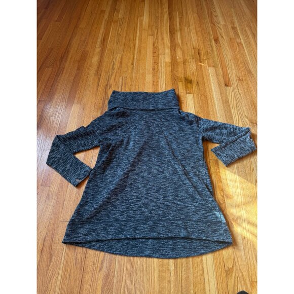 Merona Pullover Womens XL Sweater Cowl Neck Long Sleeve Gray Knit - Picture 2 of 10